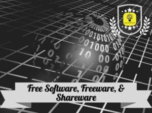 Free Software, Freeware, & Shareware