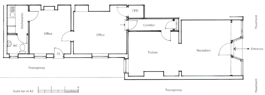 Floor Plan of Tuition Centre