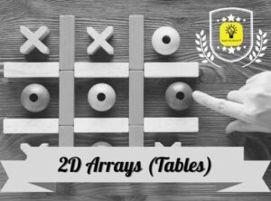 Programming With 2D Arrays