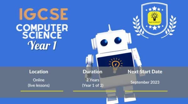 iGCSE Computer Science - Distance Learning - Year 1