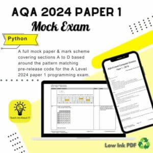 AQA 2024 Paper 1 Mock Exam Paper (& Mark Scheme)